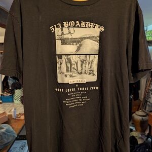 H&M Black Skate Crew Graphic Tee